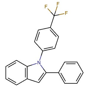 1572047-10-9 | 2-Phenyl-1-(4-trifluoromethyl-phenyl)-1H-indole - Hoffman Fine Chemicals