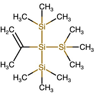 1595154-86-1 | 1,1,1,3,3,3-Hexamethyl-2-(prop-1-en-2-yl)-2-(trimethylsilyl)trisilane - Hoffman Fine Chemicals