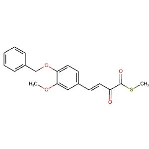 1597410-36-0 | (E)-S-Methyl 4-(4-(benzyloxy)-3-methoxyphenyl)-2-oxobut-3-enethioate - Hoffman Fine Chemicals