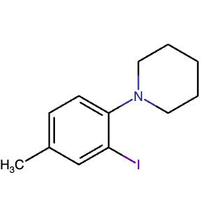 1603951-62-7 | 1-(2-Iodo-4-methylphenyl)piperidine - Hoffman Fine Chemicals
