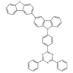 1613077-03-4 | 3-(Dibenzo[b,d]furan-2-yl)-9-(4-(4,6-diphenyl-1,3,5-triazin-2-yl)phenyl)-9H-carbazole - Hoffman Fine Chemicals