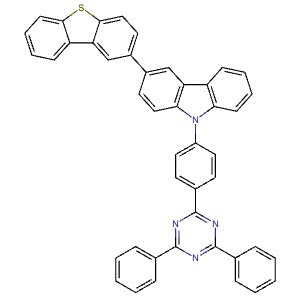 1613077-18-1 | 3-(Dibenzo[b,d]thiophen-2-yl)-9-(4-(4,6-diphenyl-1,3,5-triazin-2-yl)phenyl)-9H-carbazole - Hoffman Fine Chemicals