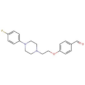 1616110-81-6 | 4-{2-[4-(4-Fluorophenyl)piperazin-1-yl]ethoxy}benzaldehyde - Hoffman Fine Chemicals