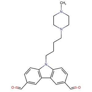 1621454-96-3 | 9-(4-(4-Methylpiperazin-1-yl)butyl)-9H-carbazole-3,6-dicarbaldehyde - Hoffman Fine Chemicals