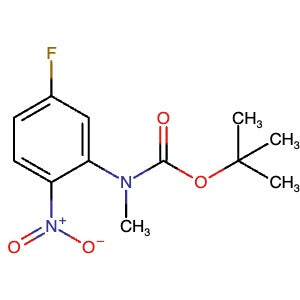 1627754-75-9 | tert-Butyl (5-fluoro-2-nitrophenyl)(methyl)carbamate - Hoffman Fine Chemicals