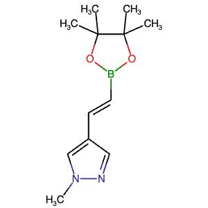 1638290-04-6 | (E)-1-Methyl-4-(2-(4,4,5,5-tetramethyl-1,3,2-dioxaborolan-2-yl)vinyl)-1H-pyrazole - Hoffman Fine Chemicals