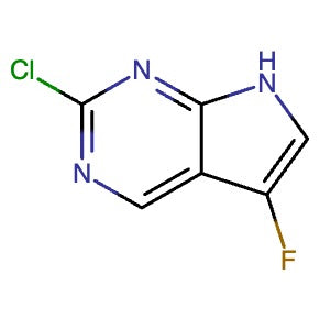 1638768-28-1 | 2-Chloro-5-fluoro-7H-pyrrolo[2,3-d]pyrimidine - Hoffman Fine Chemicals