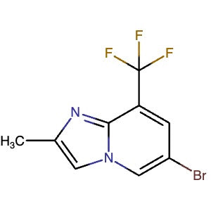 1643153-31-4 | 6-Bromo-2-methyl-8-(trifluoromethyl)imidazo[1,2-a]pyridine - Hoffman Fine Chemicals