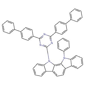 1663489-47-1 | 11-(4,6-Di([1,1'-biphenyl]-4-yl)-1,3,5-triazin-2-yl)-12-phenyl-11,12-dihydroindolo[2,3-a]carbazole - Hoffman Fine Chemicals