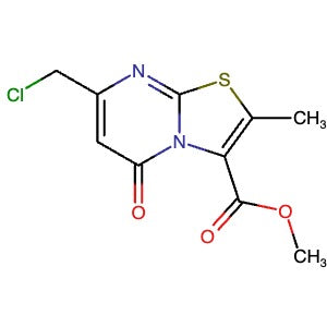 1698908-20-1 | Methyl 7-(chloromethyl)-2-methyl-5-oxo-5H-thiazolo[3,2-a]pyrimidine-3-carboxylate - Hoffman Fine Chemicals