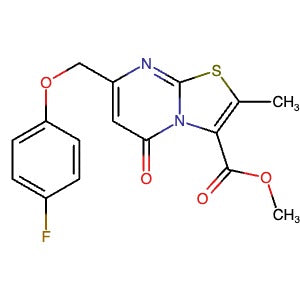 1698908-21-2 | Methyl 7-((4-fluorophenoxy)methyl)-2-methyl-5-oxo-5H-thiazolo[3,2-a]pyrimidine-3-carboxylate - Hoffman Fine Chemicals