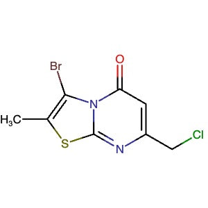 1698908-27-8 | 3-Bromo-7-(chloromethyl)-2-methyl-5H-thiazolo[3,2-a]pyrimidin-5-one - Hoffman Fine Chemicals