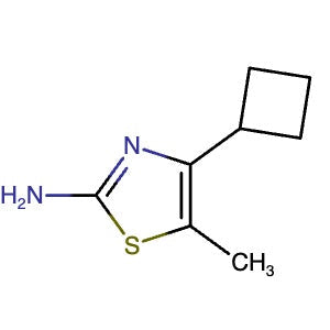 1698908-50-7 | 4-Cyclobutyl-5-methyl-1,3-thiazol-2-amine - Hoffman Fine Chemicals