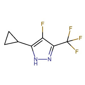 1698908-68-7 | 5-Cyclopropyl-4-fluoro-3-(trifluoromethyl)-1H-pyrazole - Hoffman Fine Chemicals