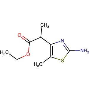 1698909-30-6 | Ethyl 2-(2-amino-5-methylthiazol-4-yl)propanoate - Hoffman Fine Chemicals