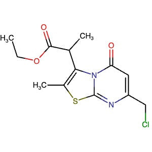 1698909-31-7 | Ethyl 2-(7-(chloromethyl)-2-methyl-5-oxo-5H-thiazolo[3,2-a]pyrimidin-3-yl)propanoate - Hoffman Fine Chemicals