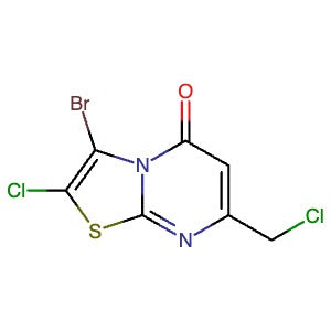 1698909-49-7 | 3-Bromo-2-chloro-7-(chloromethyl)-5H-thiazolo[3,2-a]pyrimidin-5-one - Hoffman Fine Chemicals