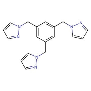 172606-25-6 | 1,3,5-Tris(pyrazole -1-yl-methyl)benzene - Hoffman Fine Chemicals