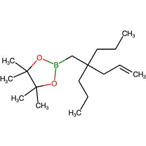 1779576-21-4 | 2-(2,2-Dipropylpent-4-en-1-yl)-4,4,5,5-tetramethyl-1,3,2-dioxaborolane - Hoffman Fine Chemicals