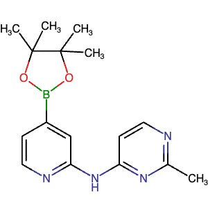 1801684-86-5 | 2-Methyl-N-(4-(4,4,5,5-tetramethyl-1,3,2-dioxaborolan-2-yl)pyridin-2-yl)pyrimidin-4-amine - Hoffman Fine Chemicals