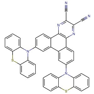 1803288-01-8 | 7,10-Di(10H-phenothiazin-10-yl)dibenzo[f,h]quinoxaline-2,3-dicarbonitrile - Hoffman Fine Chemicals