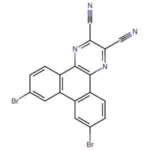 1803288-42-7 | 7,10-Dibromodibenzo[f,h]quinoxaline-2,3-dicarbonitrile - Hoffman Fine Chemicals