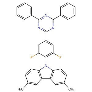 1808158-44-2 | 9-(4-(4,6-Diphenyl-1,3,5-triazin-2-yl)-2,6-difluorophenyl)-3,6-dimethyl-9H-carbazole - Hoffman Fine Chemicals