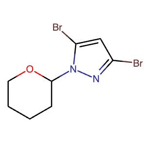 1823383-54-5 | 3,5-Dibromo-1-(tetrahydro-2H-pyran-2-yl)-1H-pyrazole - Hoffman Fine Chemicals