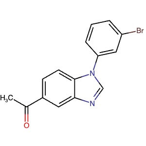 184098-08-6 | 1-(1-(3-Bromophenyl)-1H-benzo[d]imidazol-5-yl)ethan-1-one - Hoffman Fine Chemicals