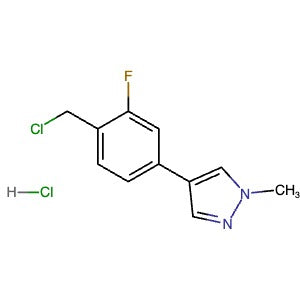 1859083-91-2 | 4-(4-(Chloromethyl)-3-fluorophenyl)-1-methyl-1H-pyrazole hydrochloride - Hoffman Fine Chemicals