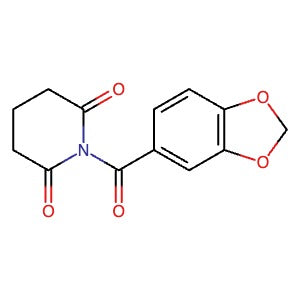 1868086-76-3 | 1-(Benzo[d][1,3]dioxole-5-carbonyl)piperidine-2,6-dione - Hoffman Fine Chemicals