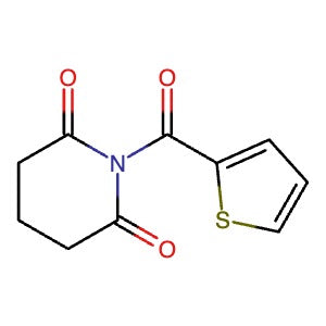 1868086-78-5 | 1-(Thiophene-2-carbonyl)piperidine-2,6-dione - Hoffman Fine Chemicals