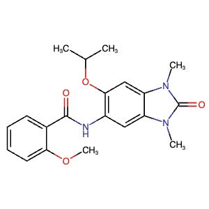 1923851-20-0 | (N-(1,3-Dimethyl-2-oxo-6-propan-2-yloxybenzimidazol-5-yl)-2-methoxybenzamide) - Hoffman Fine Chemicals