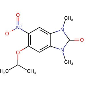 1923851-50-6 | (1,3-Dimethyl-5-nitro-6-propan-2-yloxybenzimidazol-2-one) - Hoffman Fine Chemicals