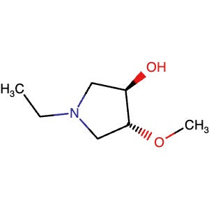 1932214-81-7 | (3R,4R)-1-Ethyl-4-methoxypyrrolidin-3-ol - Hoffman Fine Chemicals