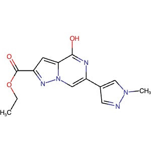 1940180-25-5 | Ethyl 4-hydroxy-6-(1-methyl-1H-pyrazol-4-yl)pyrazolo[1,5-a]pyrazine-2-carboxylate - Hoffman Fine Chemicals