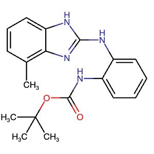 1965305-67-2 | tert-Butyl 2-(4-methyl-1H-benzo[d]imidazol-2-ylamino)phenylcarbamate - Hoffman Fine Chemicals