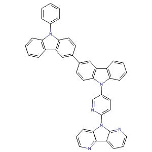 2041519-50-8 | 9-(6-(5H-Pyrrolo[2,3-b:4,5-b']dipyridin-5-yl)pyridin-3-yl)-9'-phenyl-9H,9'H-3,3'-bicarbazole - Hoffman Fine Chemicals