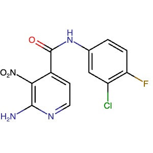 2045184-93-6 | 2-Amino-N-(3-chloro-4-fluorophenyl)-3-nitroisonicotinamide - Hoffman Fine Chemicals