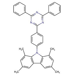 2061376-82-5 | 9-(4-(4,6-Diphenyl-1,3,5-triazin-2-yl)phenyl)-1,3,6,8-tetramethyl-9H-carbazole - Hoffman Fine Chemicals