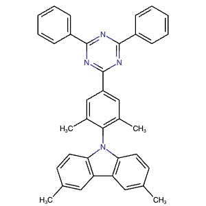 2061376-84-7 | 9-(4-(4,6-Diphenyl-1,3,5-triazin-2-yl)-2,6-dimethylphenyl)-3,6-dimethyl-9H-carbazole - Hoffman Fine Chemicals