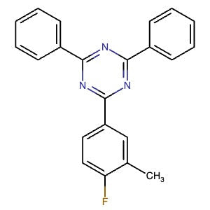 2061376-85-8 | 2-(4-Fluoro-3-methylphenyl)-4,6-diphenyl-1,3,5-triazine - Hoffman Fine Chemicals