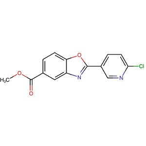 2102425-22-7 | Methyl 2-(6-chloropyridin-3-yl)-1,3-benzoxazole-5-carboxylate - Hoffman Fine Chemicals