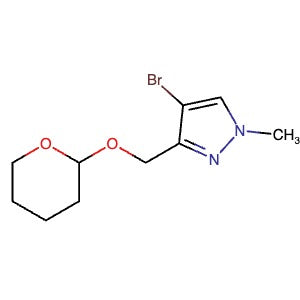 2127110-52-3 | 4-Bromo-1-methyl-3-(((tetrahydro-2H-pyran-2-yl)oxy)methyl)-1H-pyrazole - Hoffman Fine Chemicals