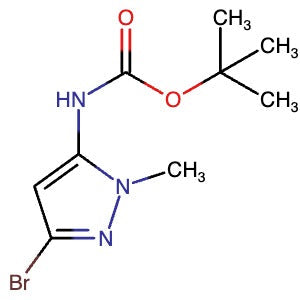 2127110-57-8 | tert-Butyl (3-bromo-1-methyl-1H-pyrazol-5-yl)carbamate - Hoffman Fine Chemicals