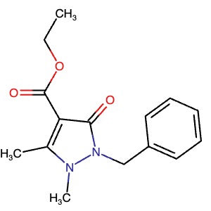 21272-32-2 | Ethyl 2-benzyl-1,5-dimethyl-3-oxo-2,3-dihydro-1H-pyrazole-4-carboxylate - Hoffman Fine Chemicals