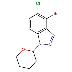 2158302-66-8 | 4-Bromo-5-chloro-1-(tetrahydro-2H-pyran-2-yl)-1H-indazole - Hoffman Fine Chemicals