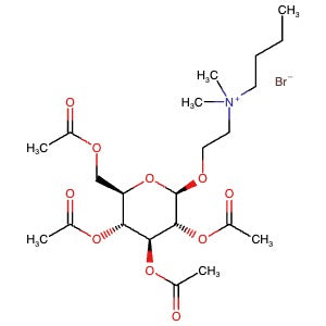 2183528-80-3 | N,N-Dimethyl-N-(2-(((2R,3R,4S,5R,6R)-3,4,5-triacetoxy-6-(acetoxymethyl)tetrahydro-2H-pyran-2-yl)oxy)ethyl)butan-1-aminium bromide - Hoffman Fine Chemicals