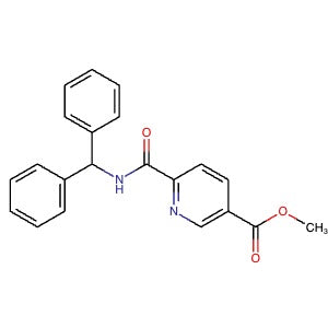 2184104-82-1 | Methyl 6-(benzhydrylcarbamoyl)nicotinate - Hoffman Fine Chemicals