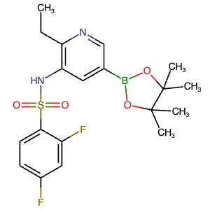 2194550-43-9 | N-(2-Ethyl-5-(4,4,5,5-tetramethyl-1,3,2-dioxaborolan-2-yl)pyridin-3-yl)-2,4-difluorobenzenesulfonamide - Hoffman Fine Chemicals